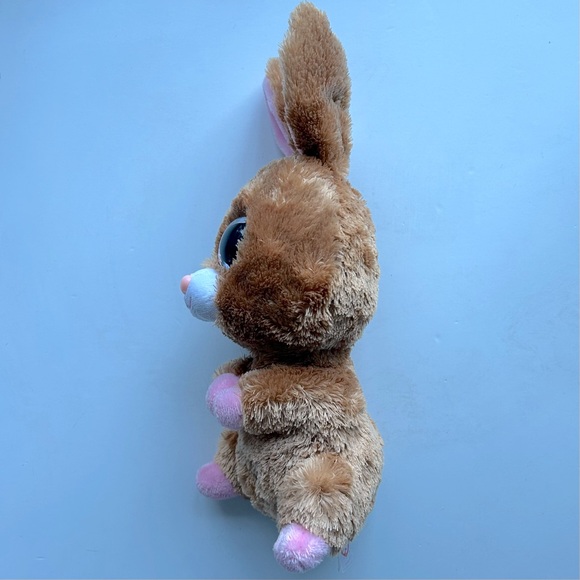 Ty Beanie Boos Buddies Collection RETIRED Hopson the Bunny Rabbit Medium Plush - Picture 7 of 8